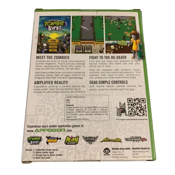 Appgear | Zombie Burbz Services for iPad or Android New in Box Game - Picture 5 of 6